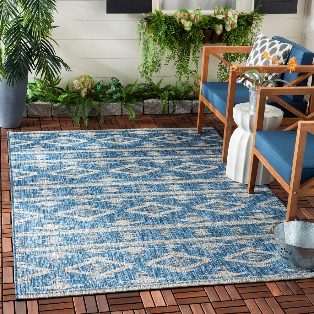 Safavieh Courtyard Cy8863 - 36821 Navy/Grey Rugs - Safavieh - cy8863 - 36821 - 2