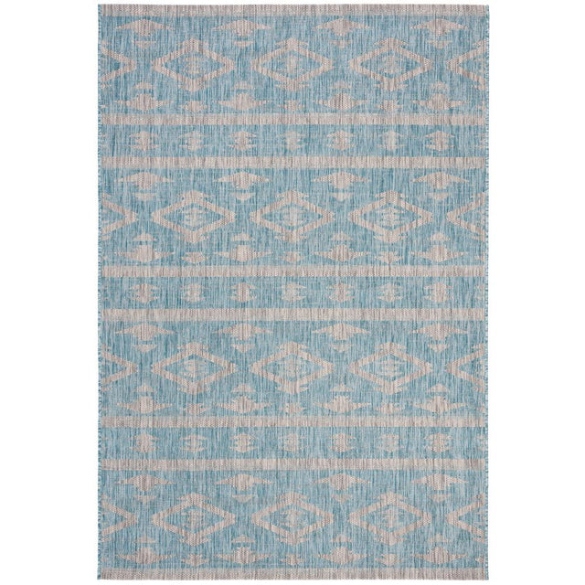 Safavieh Courtyard Cy8863 - 37121 Aqua/Grey Rugs - Safavieh - cy8863 - 37121 - 2