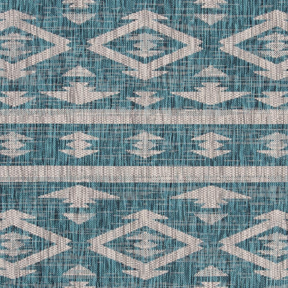 Safavieh Courtyard Cy8863 - 37221 Teal/Grey Rugs - Safavieh - cy8863 - 37221 - 7r