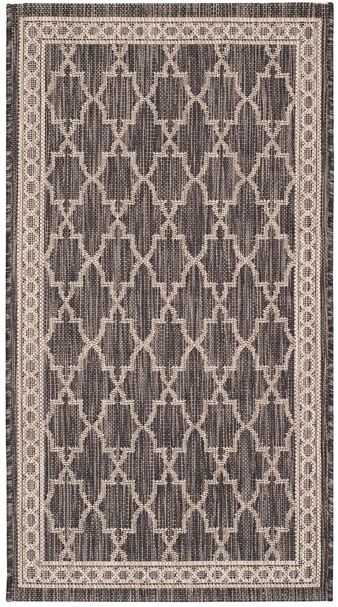 Safavieh Courtyard Cy8871 - 36621 Black / Beige Rugs - Safavieh - cy8871 - 36621 - 28