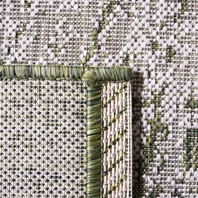 Safavieh Courtyard Cy8893 Beige/Dark Green Rug - Safavieh - cy8893 - 37921 - 7r