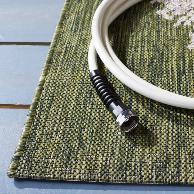 Safavieh Courtyard Cy8893 Beige/Dark Green Rug - Safavieh - cy8893 - 37921 - 7r