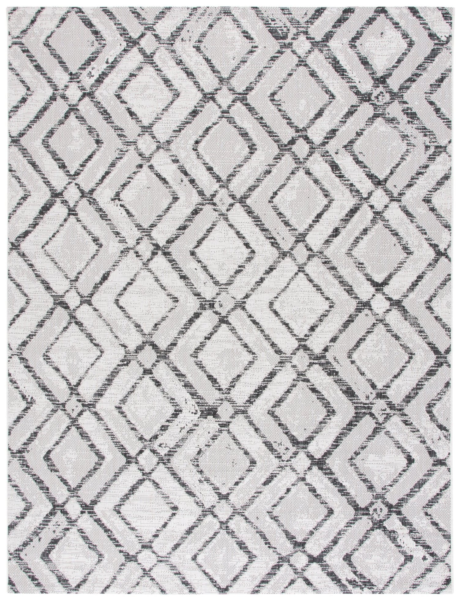 Safavieh Courtyard Cy8951 - 53712 Ivory/Black Rug - Safavieh - cy8951 - 53712 - 7r