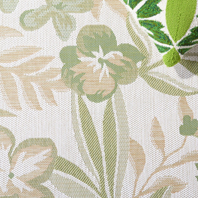 Safavieh Courtyard Cy9433 - 52745 Ivory/Green Rug - Safavieh - cy9433 - 52745 - 7r