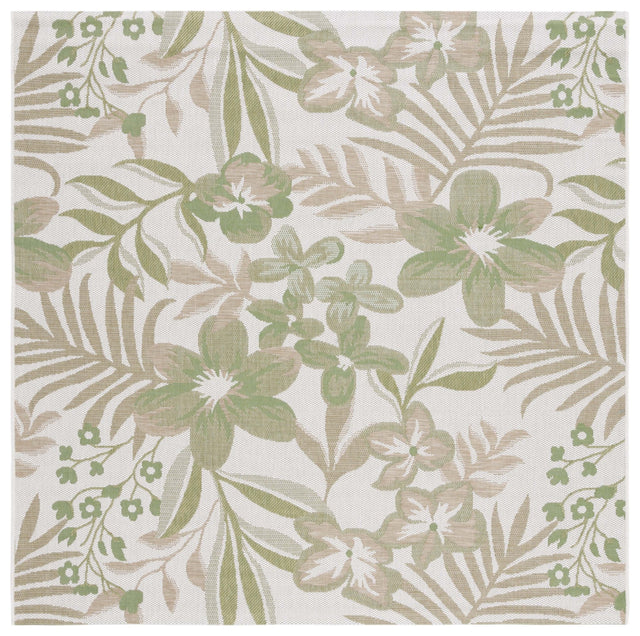 Safavieh Courtyard Cy9433 - 52745 Ivory/Green Rug - Safavieh - cy9433 - 52745 - 7r