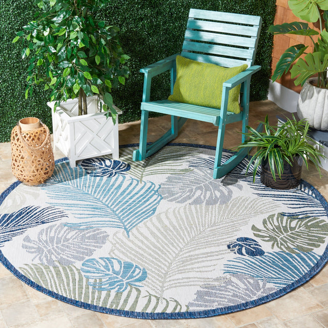 Safavieh Courtyard Cy9621 - 53424 Beige/Green Blue Rug - Safavieh - cy9621 - 53424 - 7r