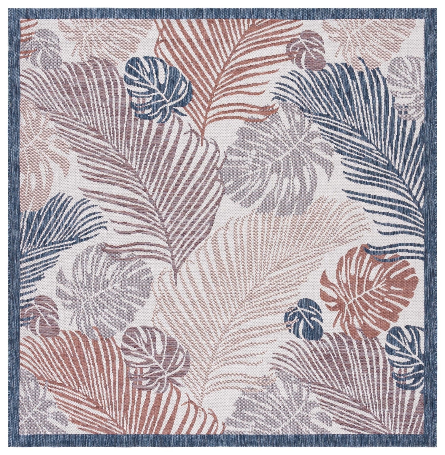 Safavieh Courtyard Cy9621 - 53434 Beige/Rust Rug - Safavieh - cy9621 - 53434 - 7r