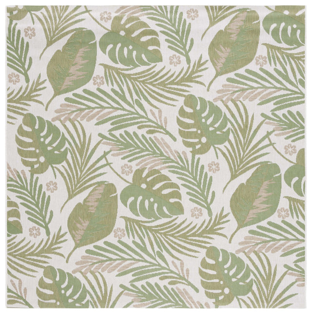 Safavieh Courtyard Cy9700 - 52745 Ivory/Green Rug - Safavieh - cy9700 - 52745 - 7r