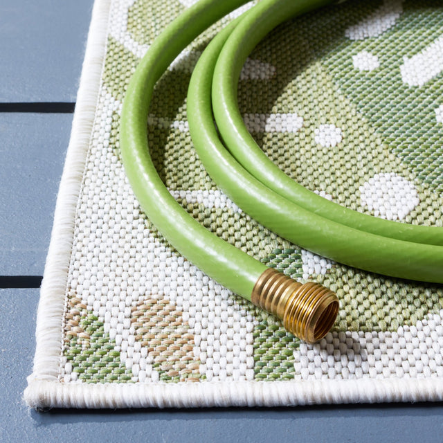 Safavieh Courtyard Cy9700 - 52745 Ivory/Green Rug - Safavieh - cy9700 - 52745 - 7r