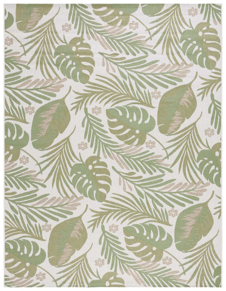 Safavieh Courtyard Cy9700 - 52745 Ivory/Green Rug - Safavieh - cy9700 - 52745 - 7r