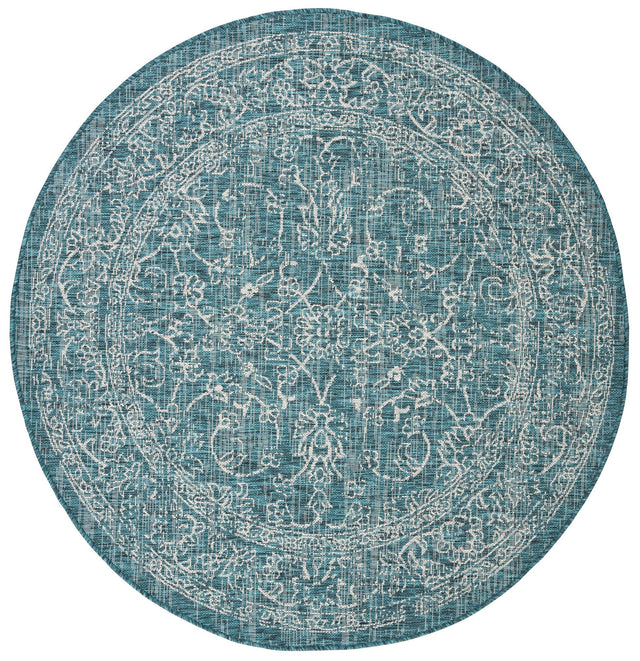 Safavieh Courtyard Cyb8680 - 37221 Turquoise Rug - Safavieh - cyb8680 - 37221 - 5