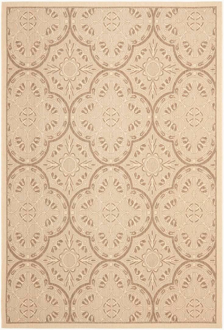 Safavieh Courtyard Cys6204 - 219 Cream / Light Chocolate Rugs - Safavieh - cys6204 - 219 - 6