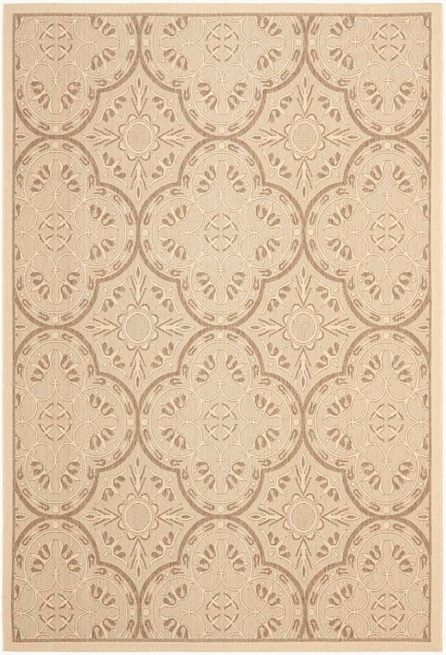 Safavieh Courtyard Cys6204 - 219 Cream / Light Chocolate Rugs - Safavieh - cys6204 - 219 - 6