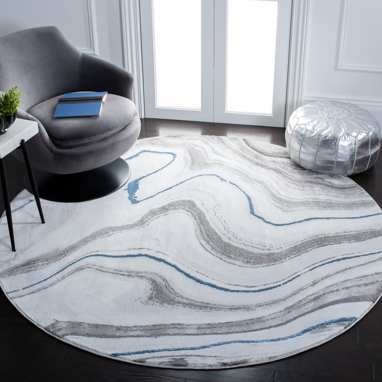 Safavieh Craft Cft819N Grey/Blue Rugs - Safavieh - cft819n - 4r