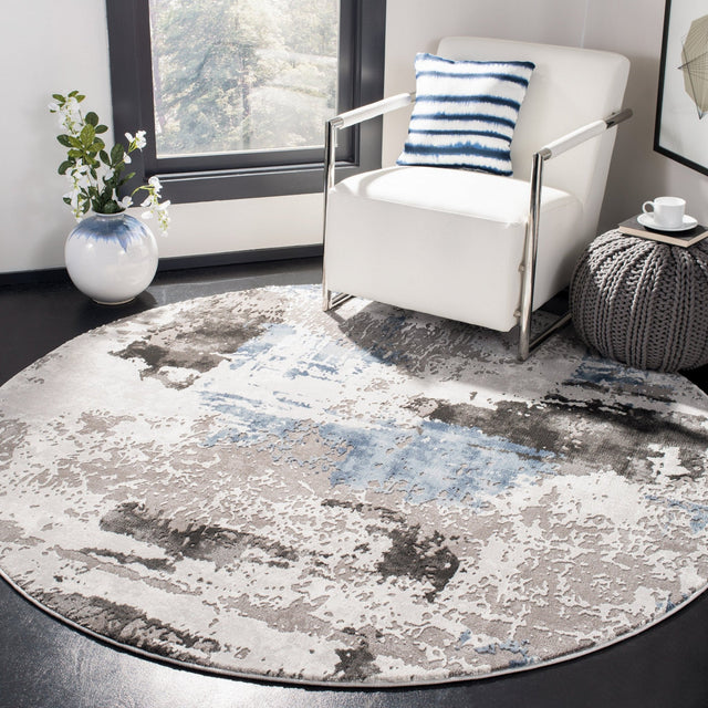 Safavieh Craft Cft820F Grey/Blue Rug - Safavieh - cft820f - 4r