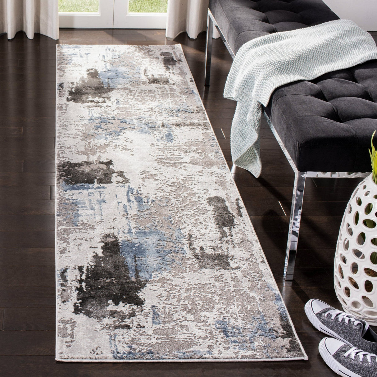 Safavieh Craft Cft820F Grey/Blue Rug - Safavieh - cft820f - 4r
