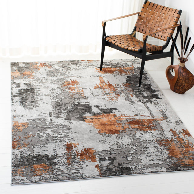 Safavieh Craft Cft820P Grey/Orange Rugs - Safavieh - cft820p - 3