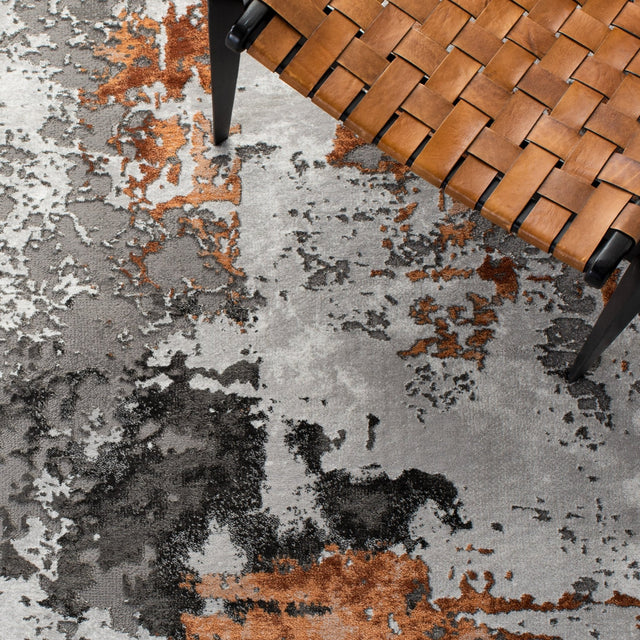 Safavieh Craft Cft820P Grey/Orange Rugs - Safavieh - cft820p - 4r