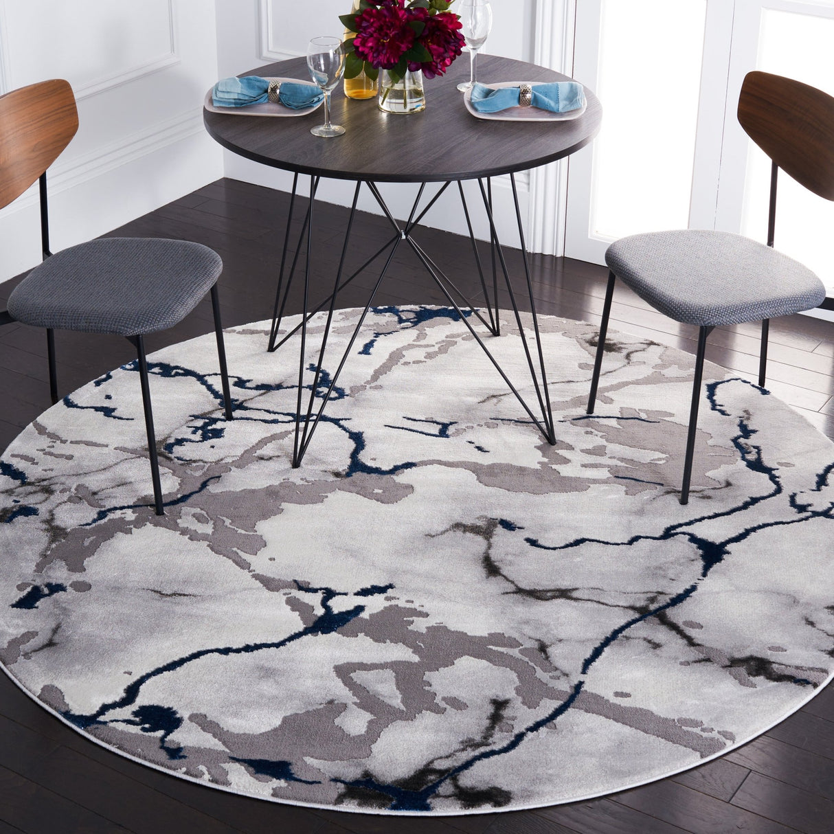 Safavieh Craft Cft852F Grey/Blue Rug - Safavieh - cft852f - 7r