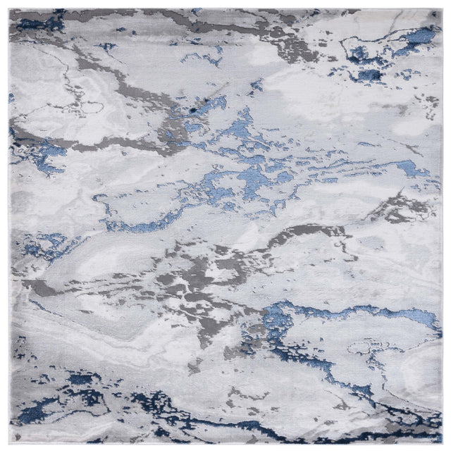 Safavieh Craft Cft854G Grey/Blue Rug - Safavieh - cft854g - 7sq