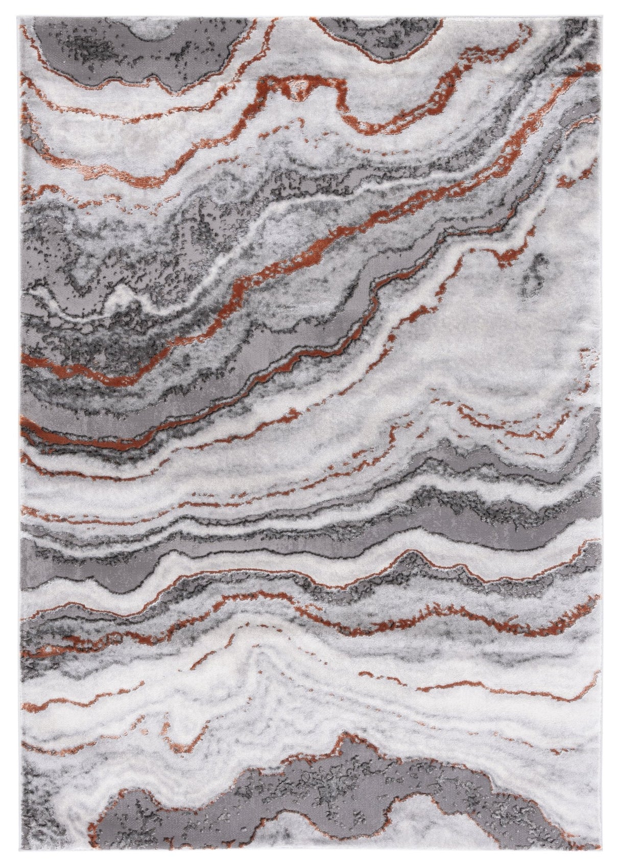 Safavieh Craft Cft858F Grey/Orange Rug - Safavieh - cft858f - 4