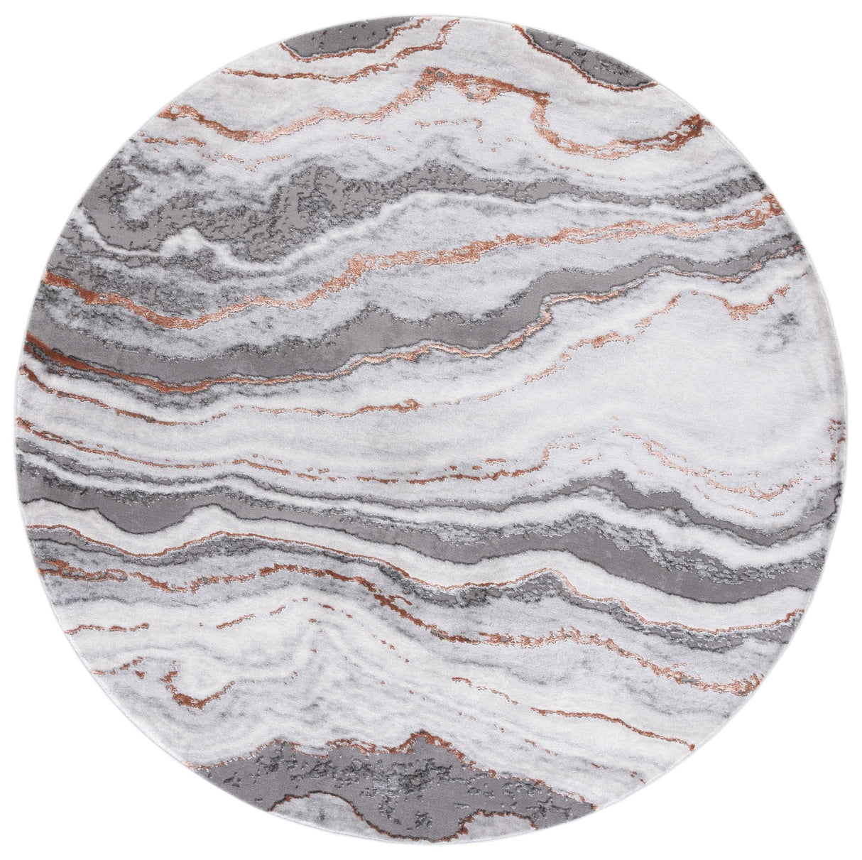 Safavieh Craft Cft858F Grey/Orange Rug - Safavieh - cft858f - 7r
