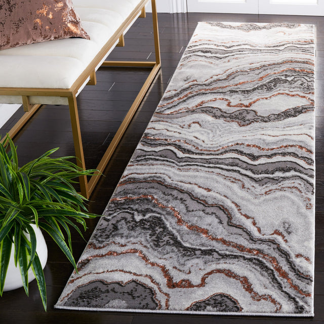 Safavieh Craft Cft858F Grey/Orange Rug - Safavieh - cft858f - 7r