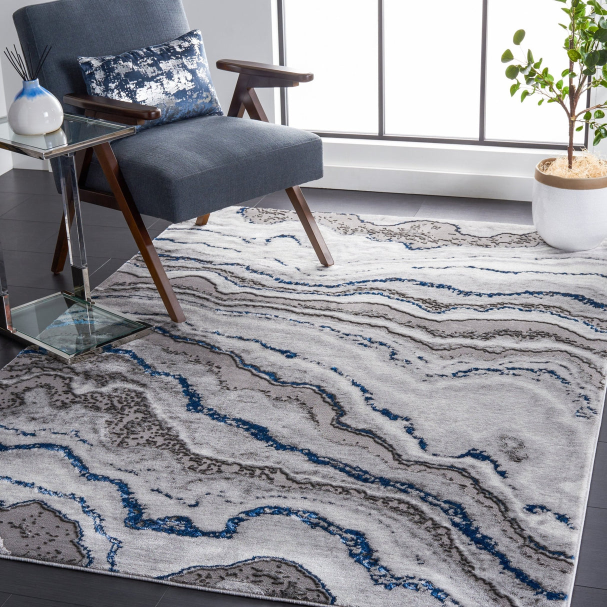 Safavieh Craft Cft858H Grey/Blue Rug - Safavieh - cft858h - 4