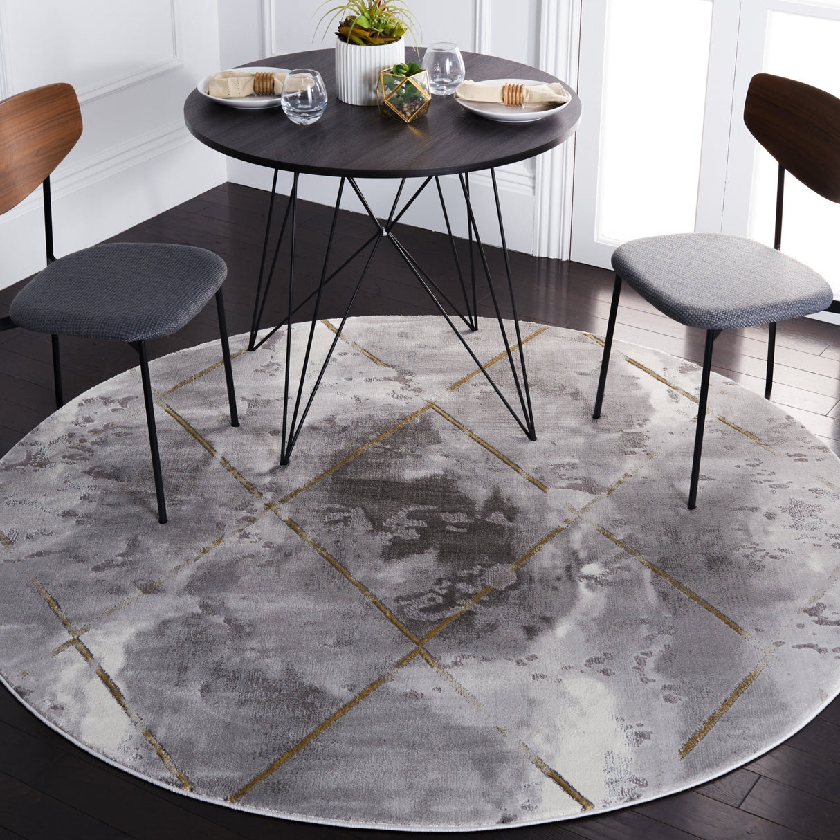 Safavieh Craft Cft862F Grey/Gold Rug - Safavieh - cft862f - 7r