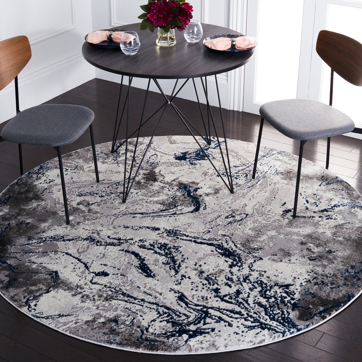 Safavieh Craft Cft864F Grey/Blue Rug - Safavieh - cft864f - 7r
