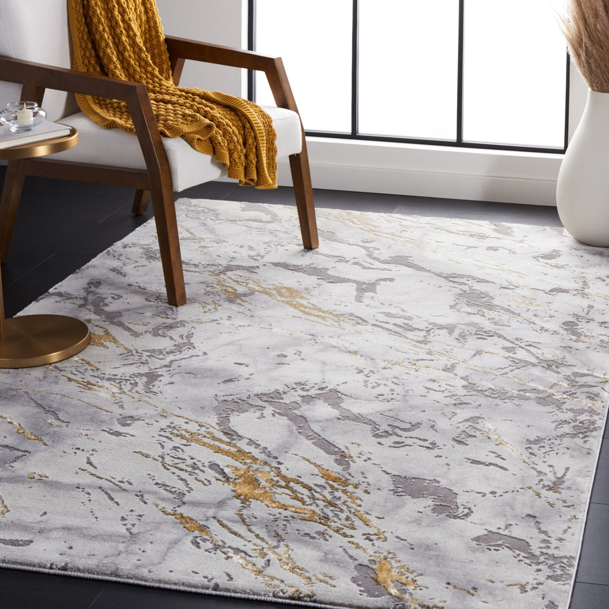 Safavieh Craft Cft866G Grey/Gold Rug - Safavieh - cft866g - 4