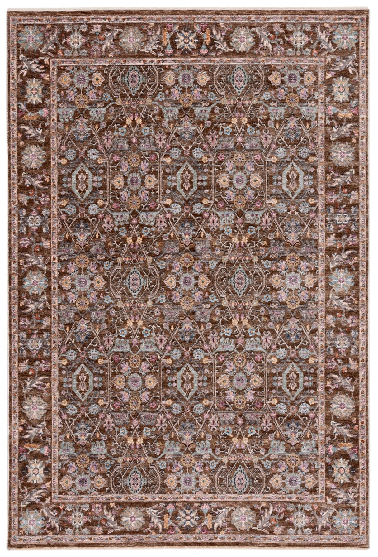 Safavieh Crimson Cms242T Brown/Blue Rug - Safavieh - cms242t - 4