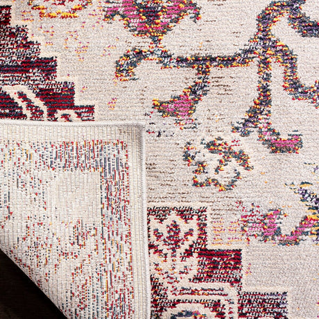 Safavieh Crystal Crs501F Light Blue/Burgundy Rug - Safavieh - crs501f - 3