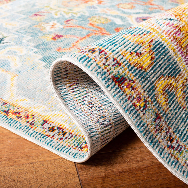 Safavieh Crystal Crs501K Orange/Teal Rug - Safavieh - crs501k - 4r