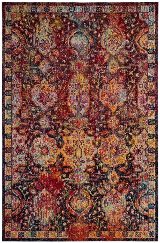 Safavieh Crystal Crs505F Navy / Orange Rugs - Safavieh - crs505f - 3