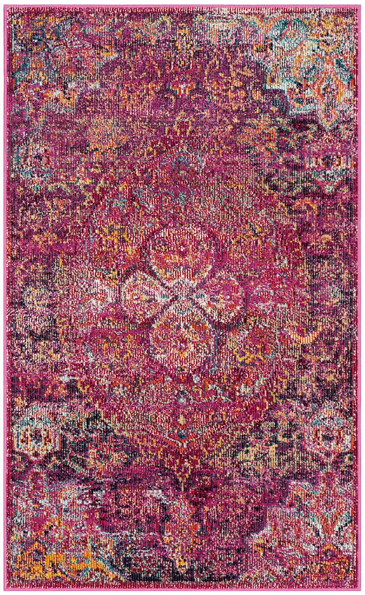 Safavieh Crystal Crs512S Fuchsia / Purple Rugs - Safavieh - crs512s - 3