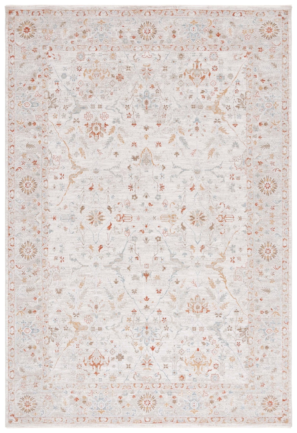 Safavieh Culture Cul1529A Ivory/Blue Rust Rug - Safavieh - cul1529a - 8