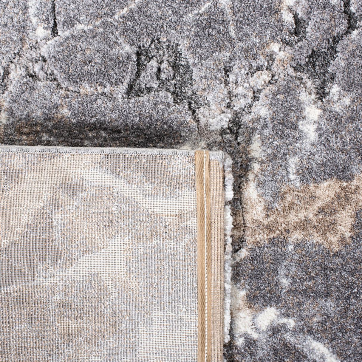 Safavieh Cyrus Shag Cyr114G Grey/Beige Rugs - Safavieh - cyr114g - 29