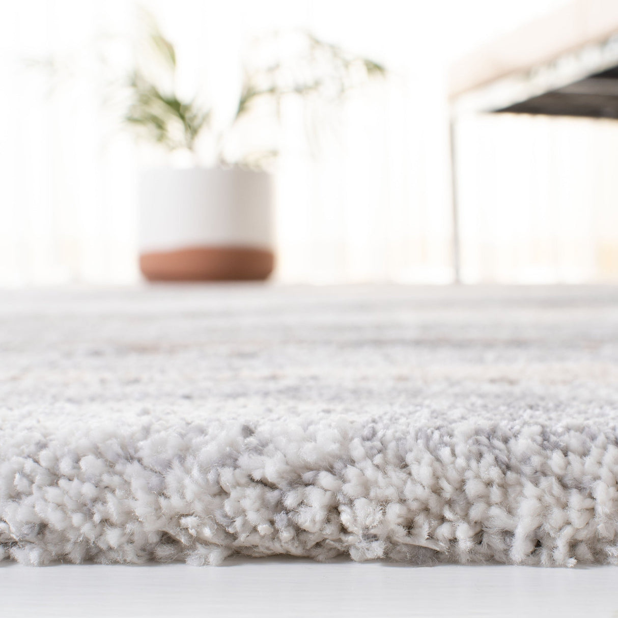 Safavieh Cyrus Shag Cyr118G Grey/Beige Rugs - Safavieh - cyr118g - 29