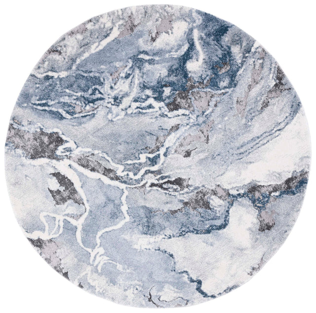 Safavieh Cyrus Shag Cyr121A Ivory/Blue Rug - Safavieh - cyr121a - 7r