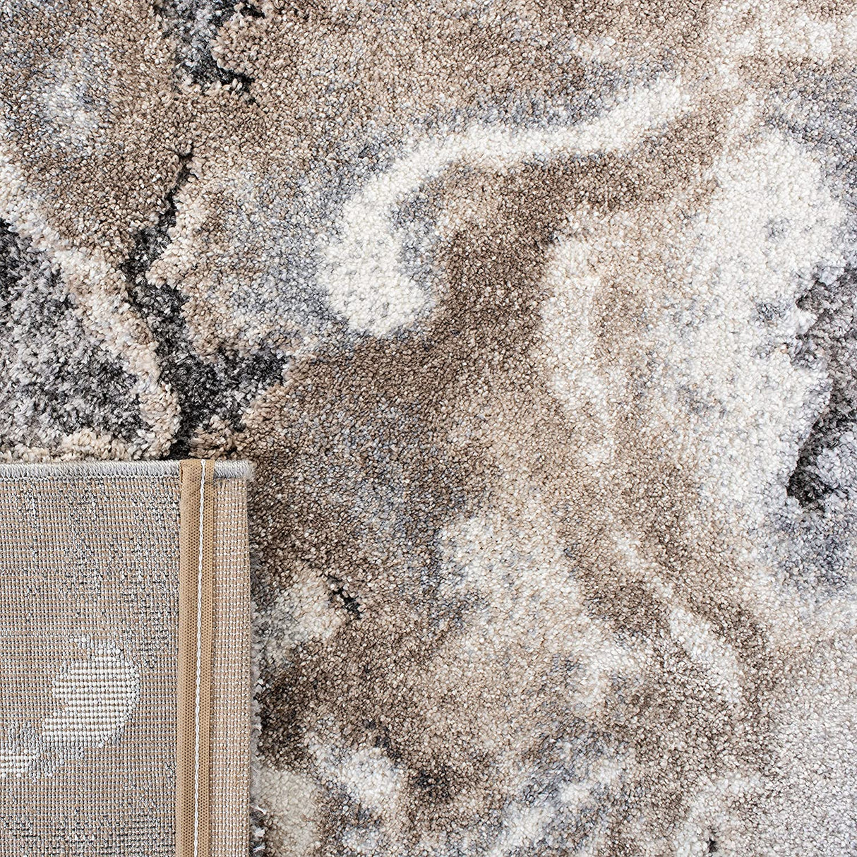 Safavieh Cyrus Shag Cyr121G Grey/Beige Rugs - Safavieh - cyr121g - 4