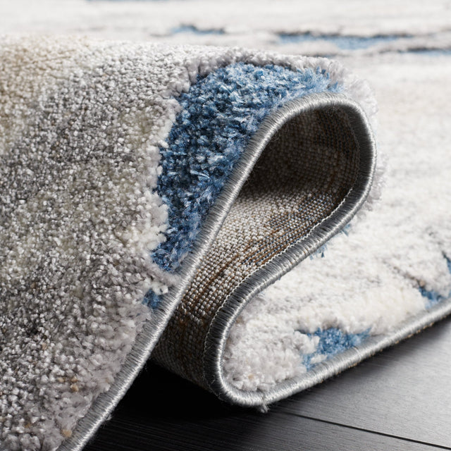 Safavieh Cyrus Shag Cyr121M Blue/Beige Rug - Safavieh - cyr121m - 7r