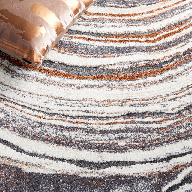 Safavieh Cyrus Shag Cyr134F Grey/Rust Rug - Safavieh - cyr134f - 3