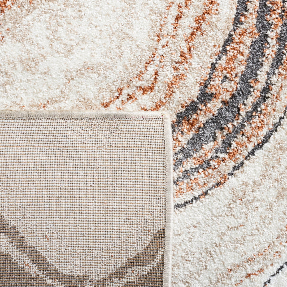 Safavieh Cyrus Shag Cyr136A Beige/Rust Rug - Safavieh - cyr136a - 3