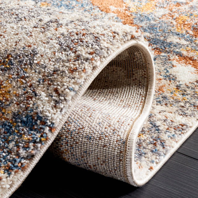 Safavieh Cyrus Shag Cyr140F Grey/Rust Rug - Safavieh - cyr140f - 3