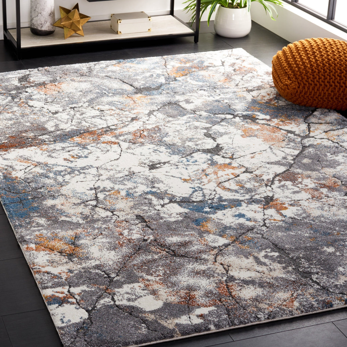Safavieh Cyrus Shag Cyr142F Grey/Ivory Rug - Safavieh - cyr142f - 3