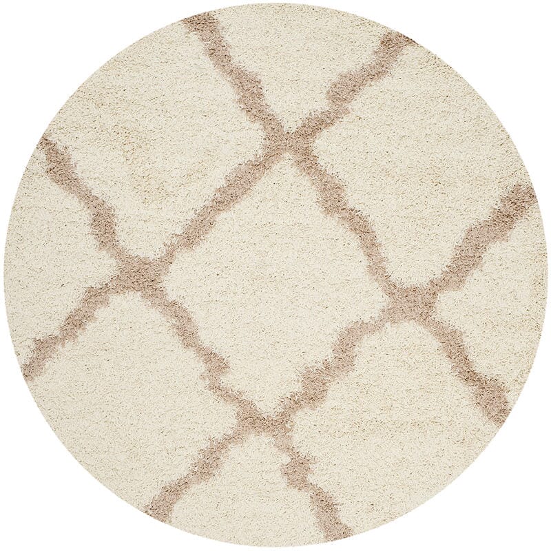Safavieh Dallas Shag Sgd257B Ivory/Beige Rug - Safavieh - sgd257b - 4r