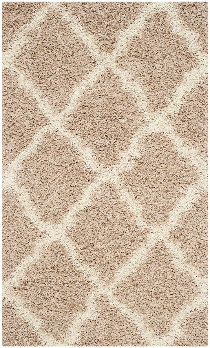 Safavieh Dallas Shag Sgd257D Beige/Ivory Rug - Safavieh - sgd257d - 4r