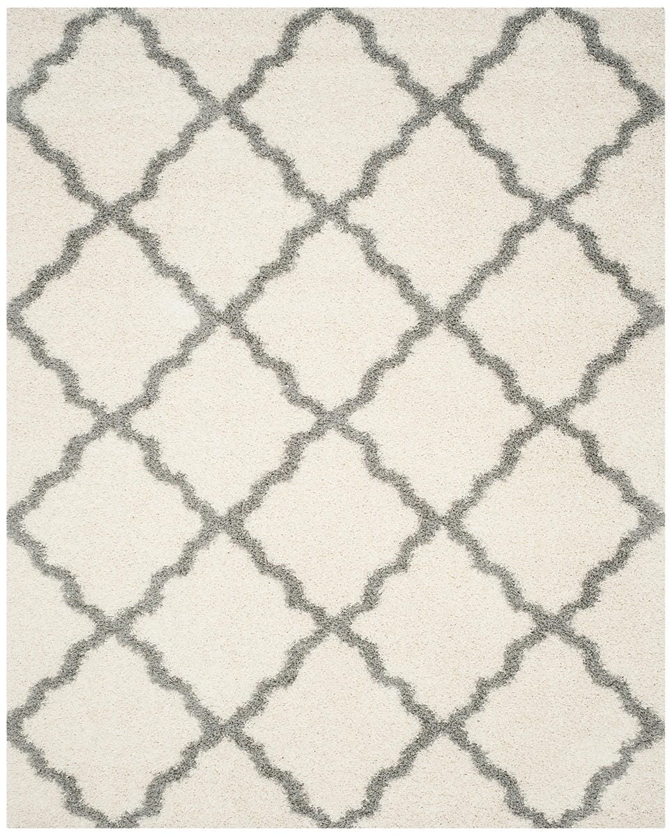 Safavieh Dallas Shag Sgd257F Ivory/Grey Rug - Safavieh - sgd257f - 4r