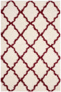 Safavieh Dallas Shag Sgd257R Ivory/Red Rug - Safavieh - sgd257r - 3